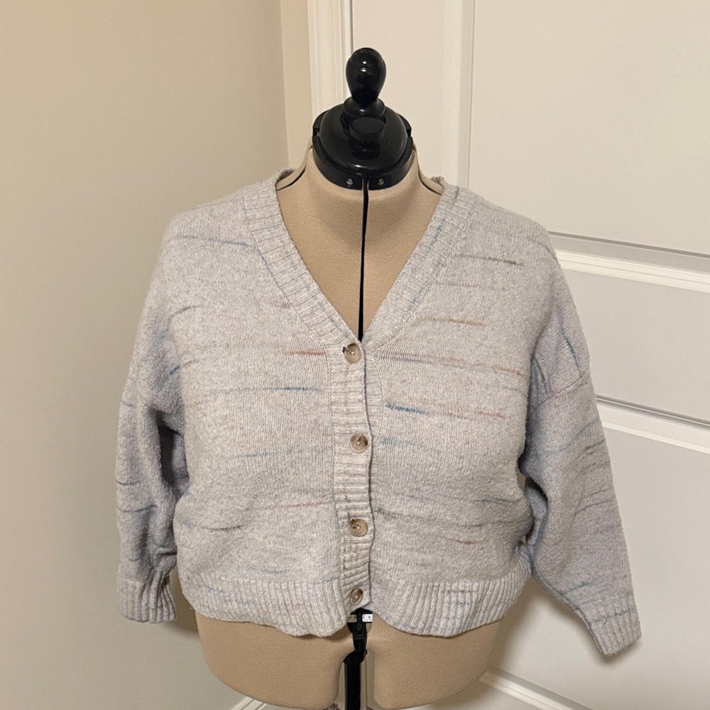 Old Navy Light Gray Women's Cardigan